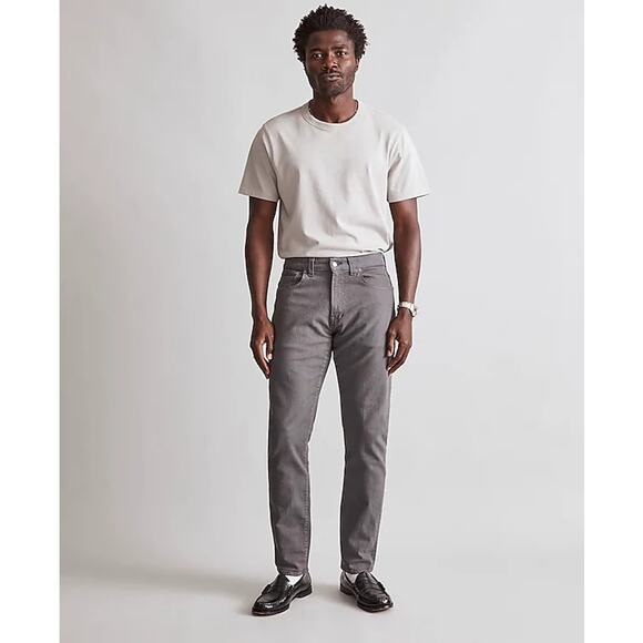 Madewell Garment-Dyed Athletic Slim Jeans Thunder Cloud 32/30 - Picture 1 of 4